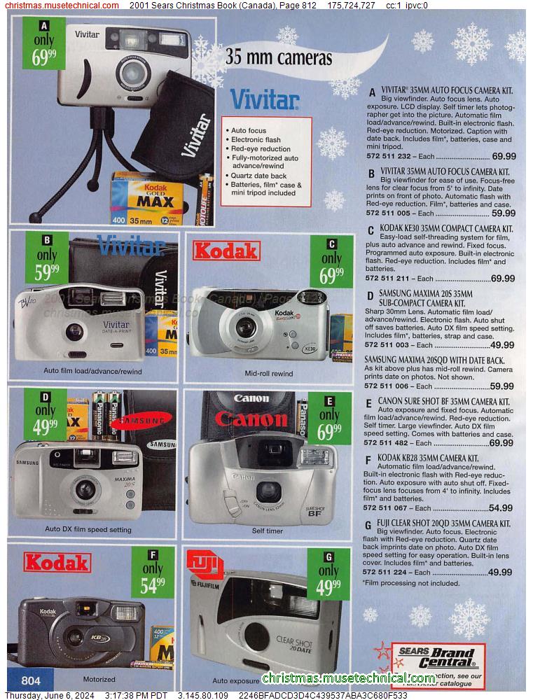 2001 Sears Christmas Book (Canada), Page 812