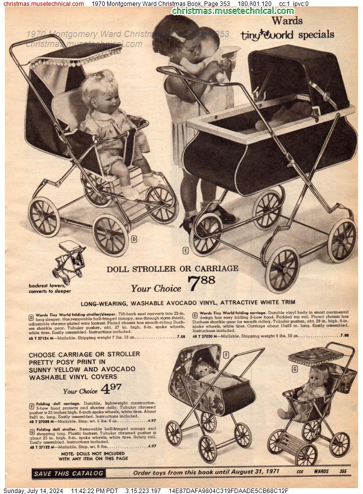 1970 Montgomery Ward Christmas Book, Page 353