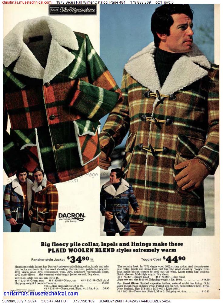 1973 Sears Fall Winter Catalog, Page 484