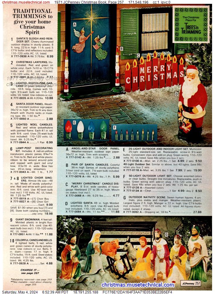 1971 JCPenney Christmas Book, Page 257