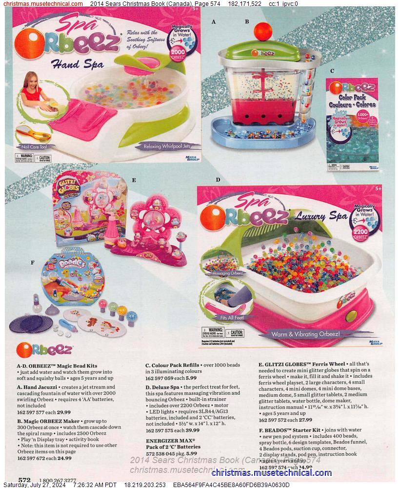 2014 Sears Christmas Book (Canada), Page 574