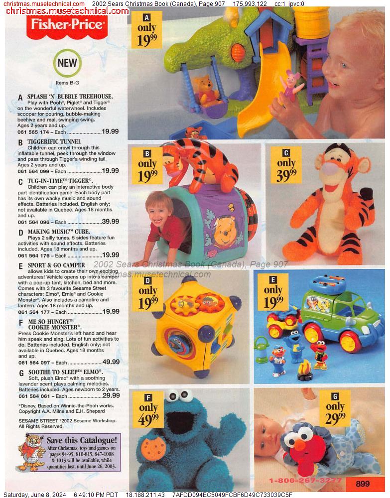 2002 Sears Christmas Book (Canada), Page 907