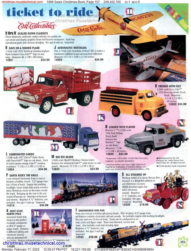 1996 Sears Christmas Book, Page 157