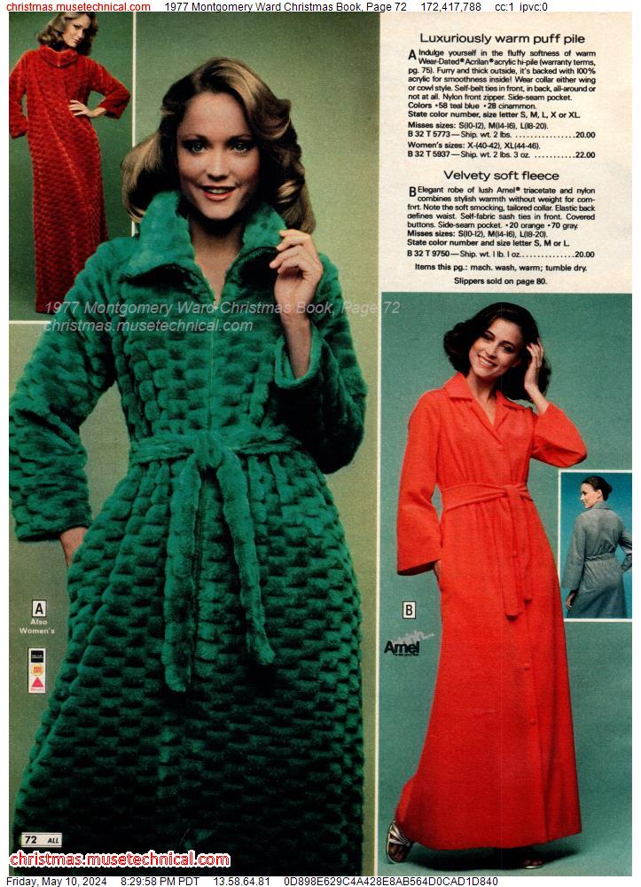1977 Montgomery Ward Christmas Book, Page 72
