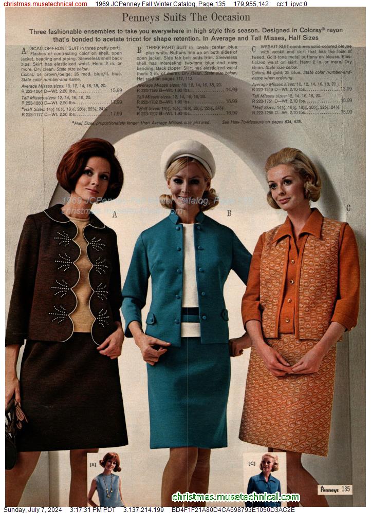 1969 JCPenney Fall Winter Catalog, Page 135