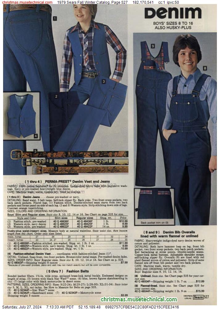 1979 Sears Fall Winter Catalog, Page 527