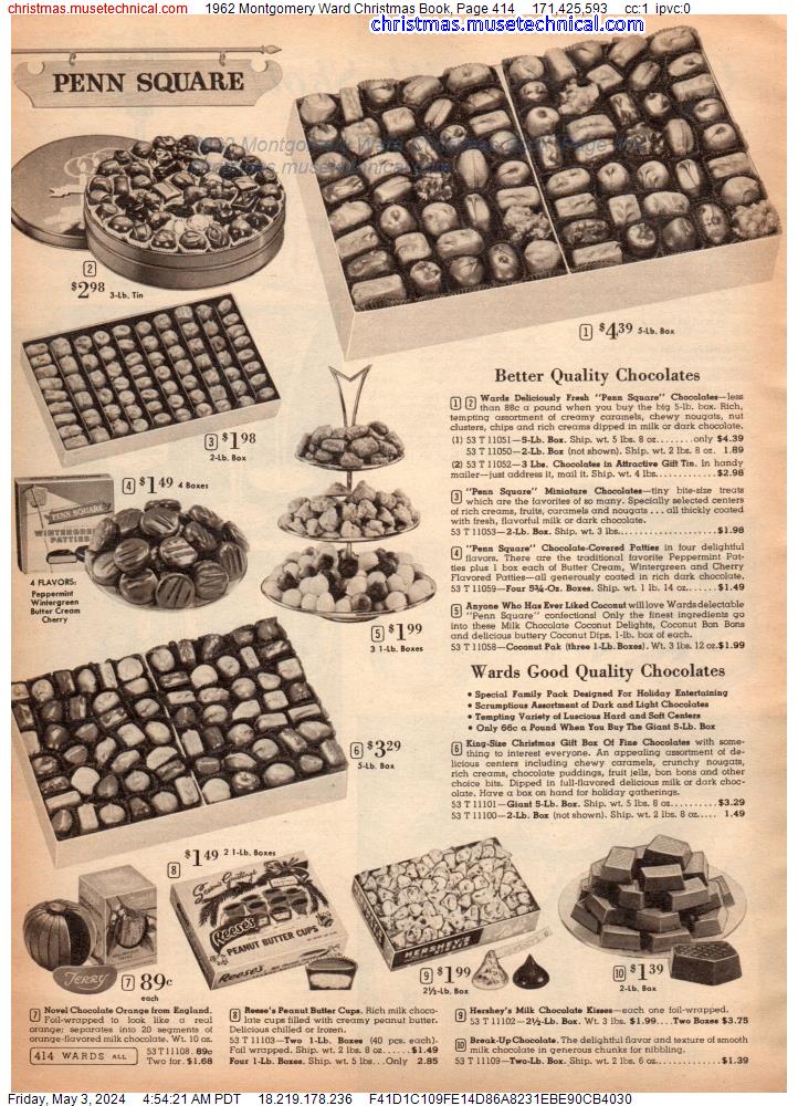 1962 Montgomery Ward Christmas Book, Page 414
