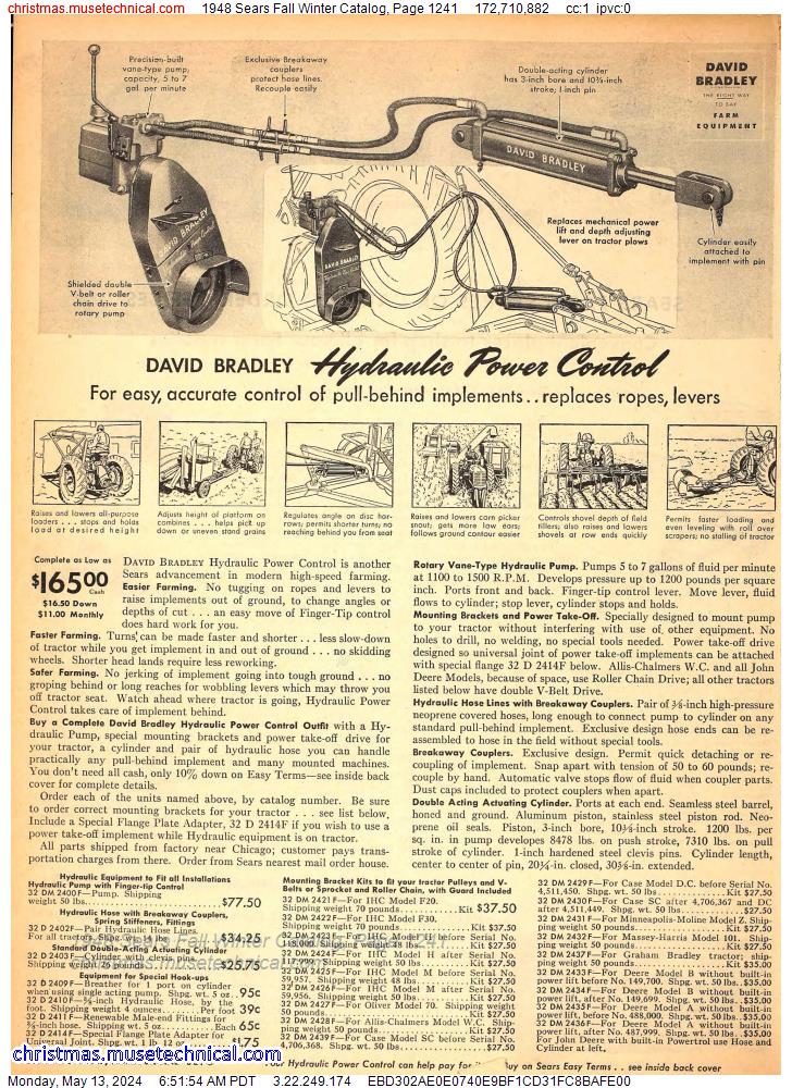 1948 Sears Fall Winter Catalog, Page 1241
