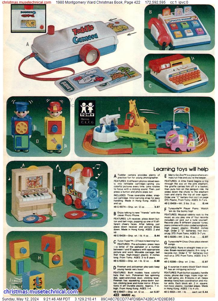 1980 Montgomery Ward Christmas Book, Page 422