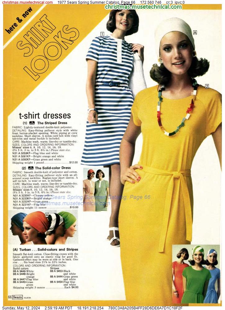1977 Sears Spring Summer Catalog, Page 66