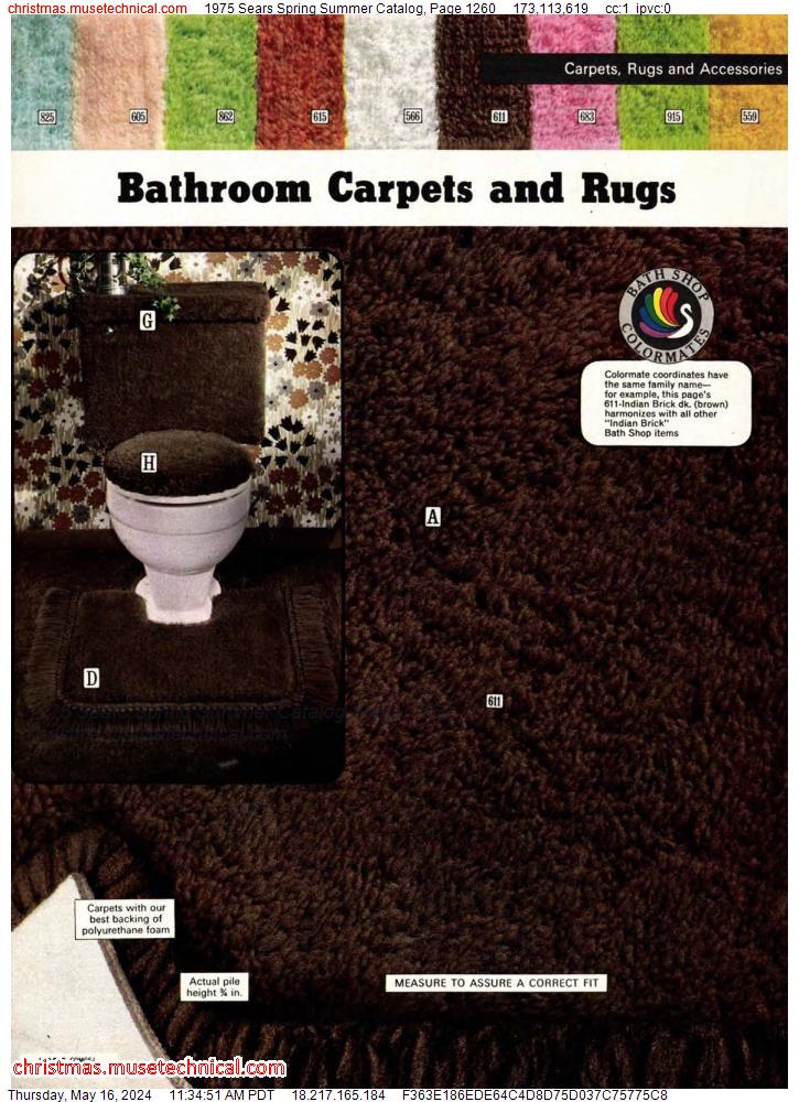 1975 Sears Spring Summer Catalog, Page 1260