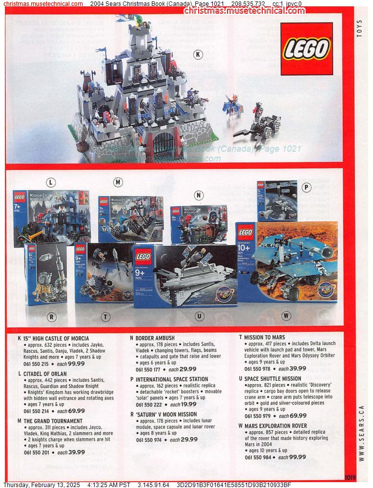 2004 Sears Christmas Book (Canada), Page 1021