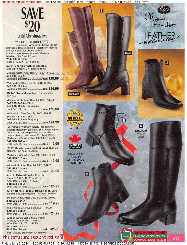 2001 Sears Christmas Book (Canada), Page 379