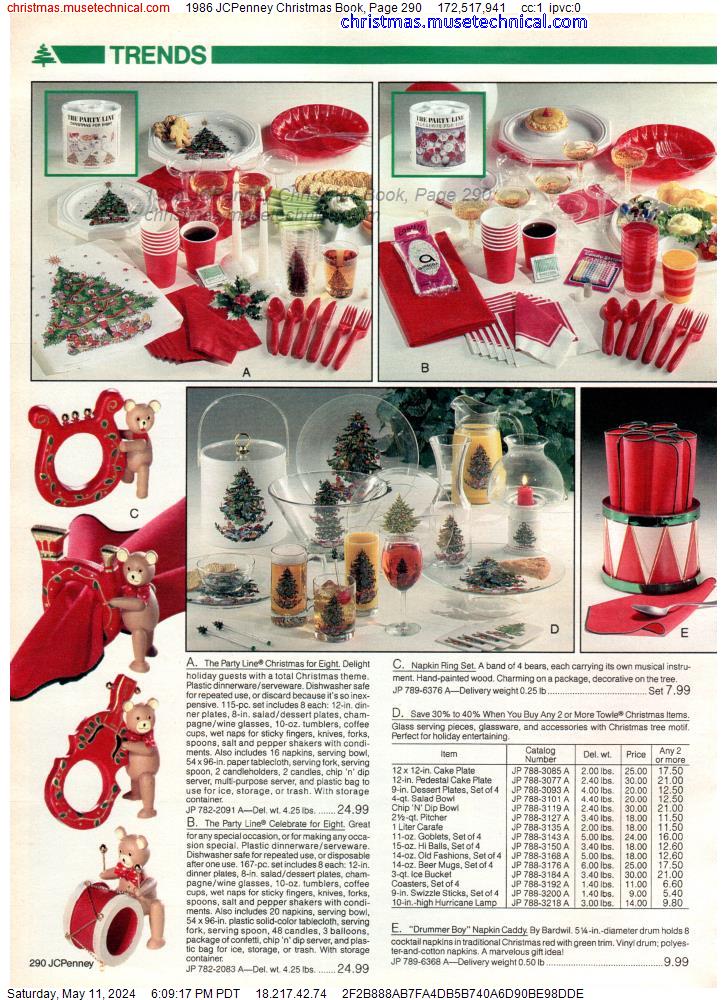 1986 JCPenney Christmas Book, Page 290