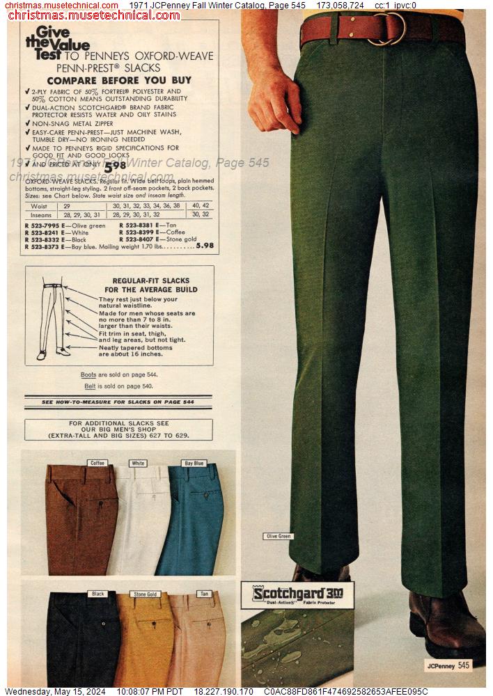 1971 JCPenney Fall Winter Catalog, Page 545