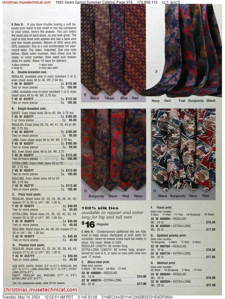 1993 Sears Spring Summer Catalog, Page 378