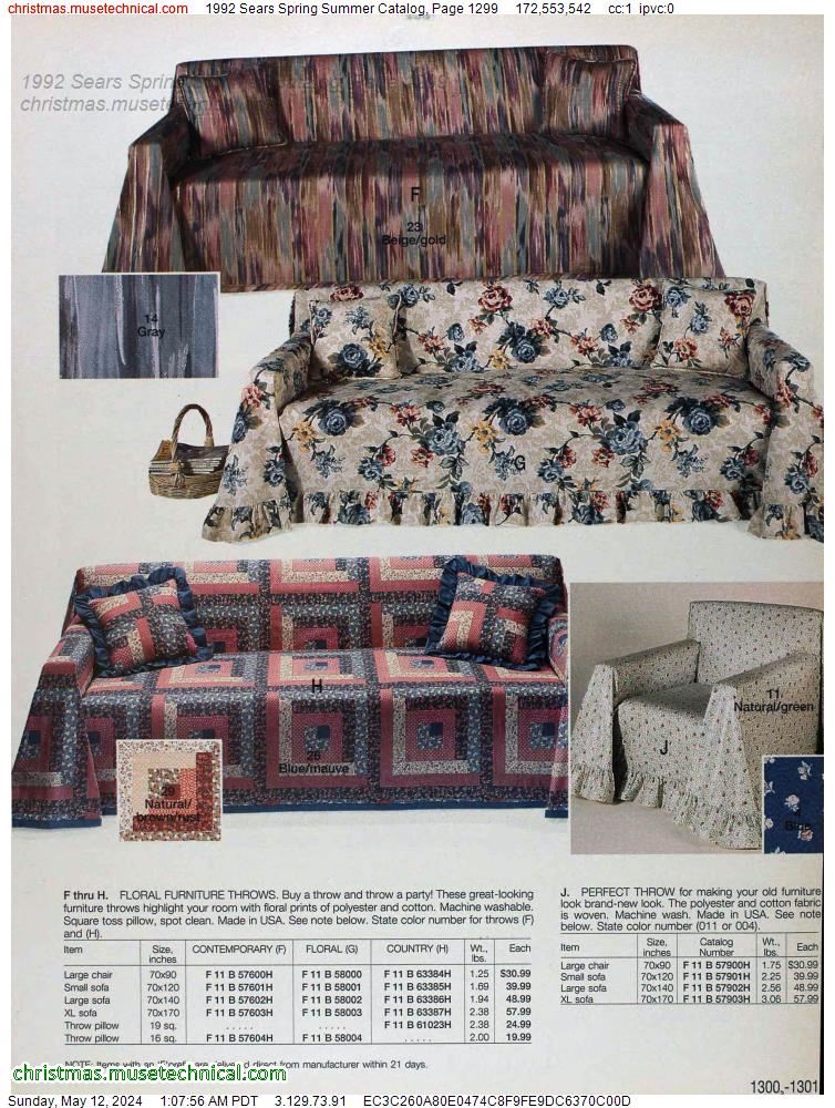 1992 Sears Spring Summer Catalog, Page 1299