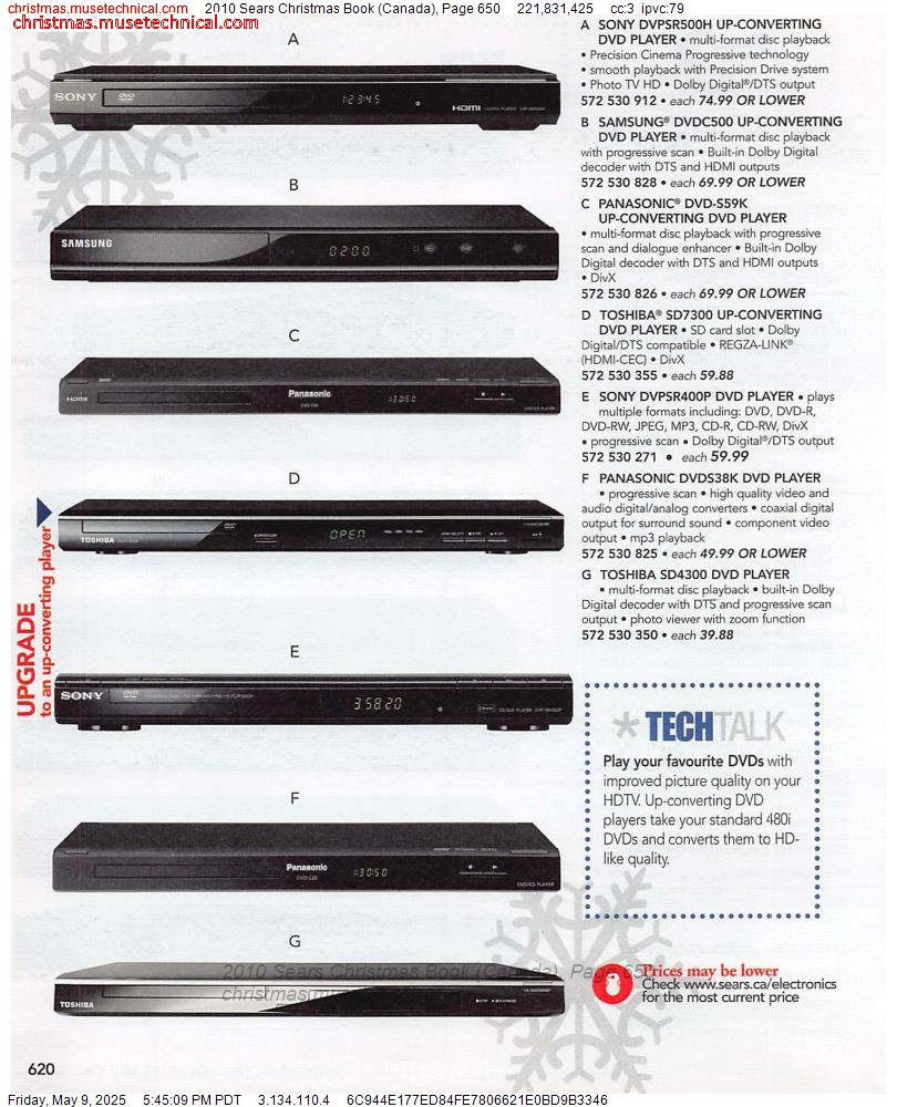 2010 Sears Christmas Book (Canada), Page 650