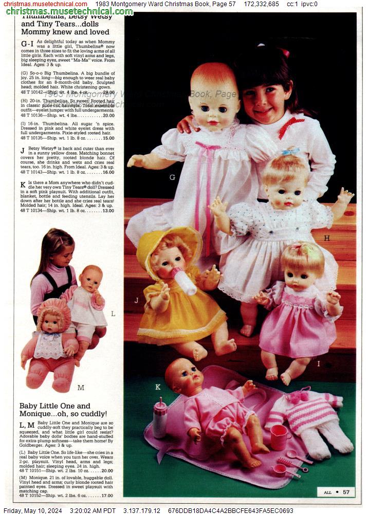 1983 Montgomery Ward Christmas Book, Page 57