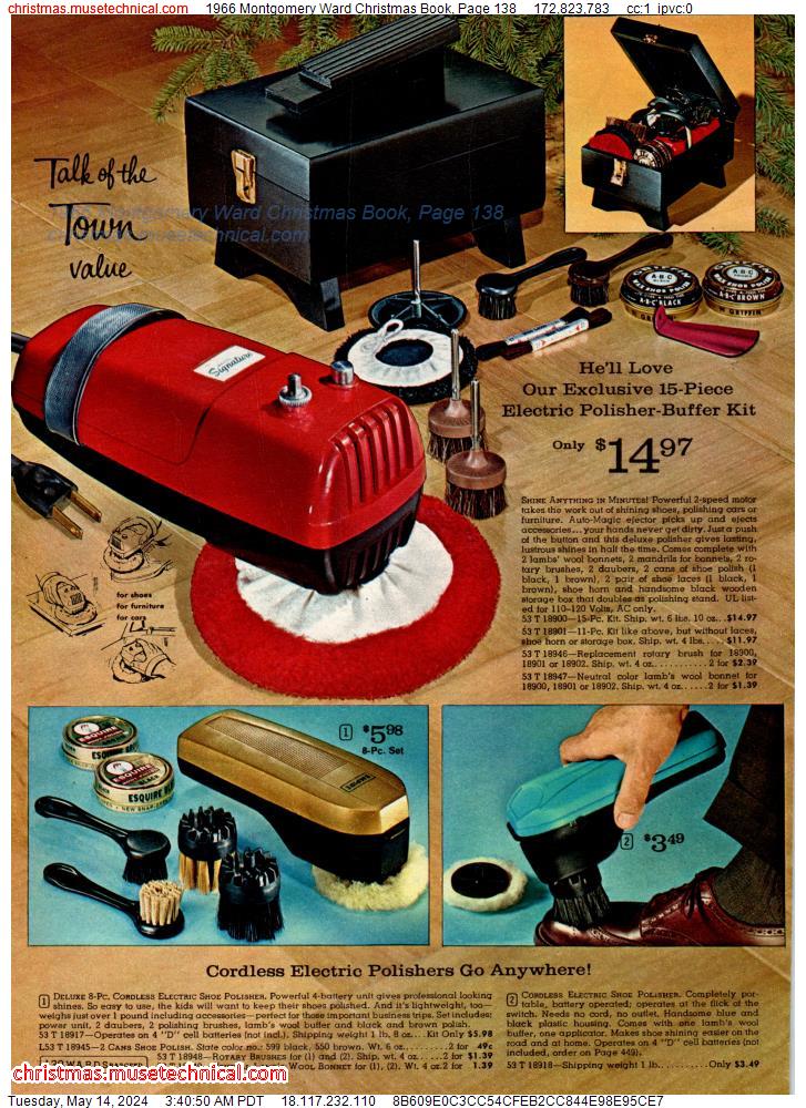 1966 Montgomery Ward Christmas Book, Page 138