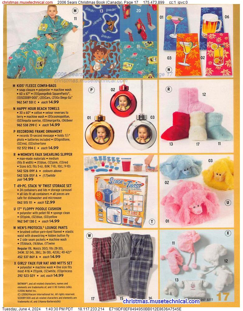2006 Sears Christmas Book (Canada), Page 17