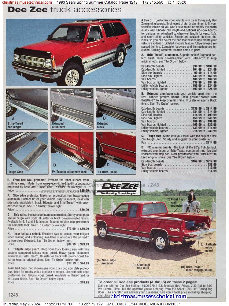 1993 Sears Spring Summer Catalog, Page 1248