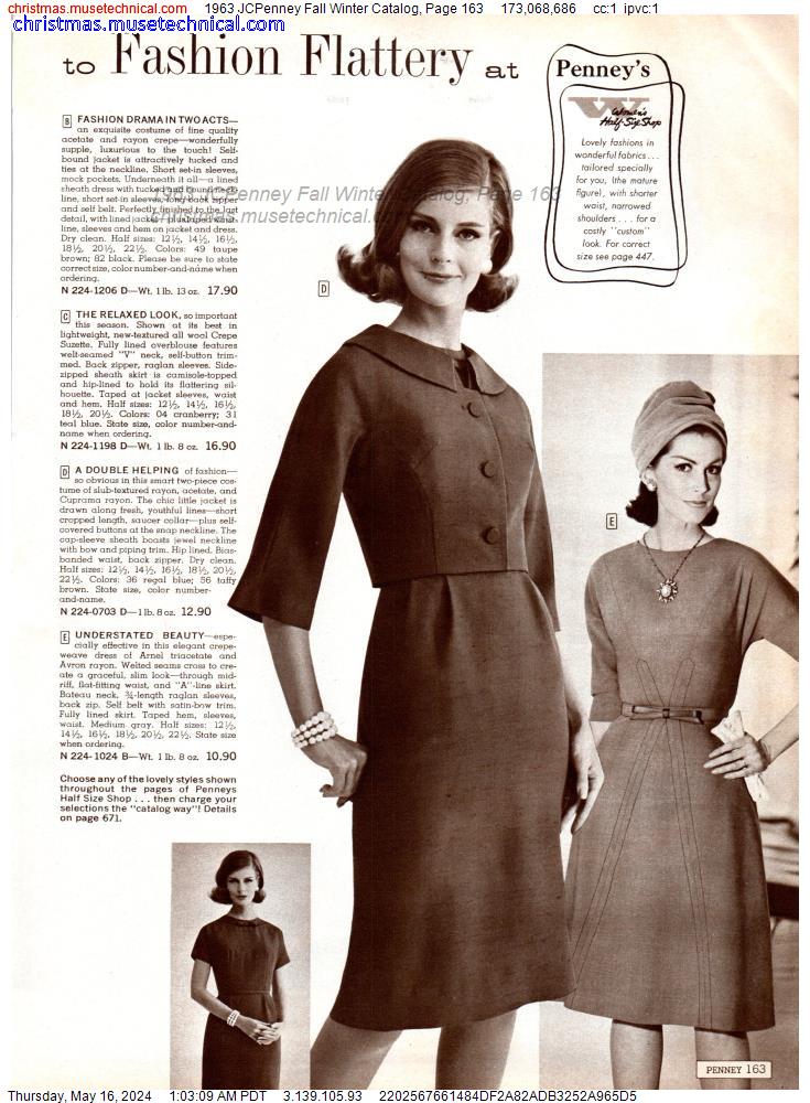 1963 JCPenney Fall Winter Catalog, Page 163