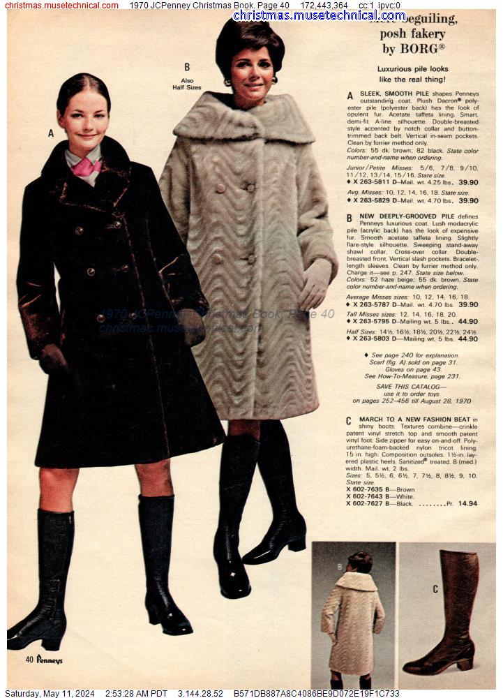 1970 JCPenney Christmas Book, Page 40