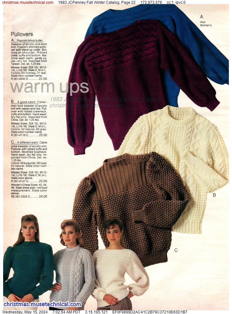 1983 JCPenney Fall Winter Catalog, Page 22