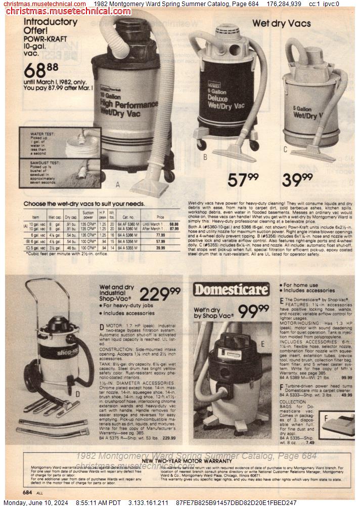 1982 Montgomery Ward Spring Summer Catalog, Page 684