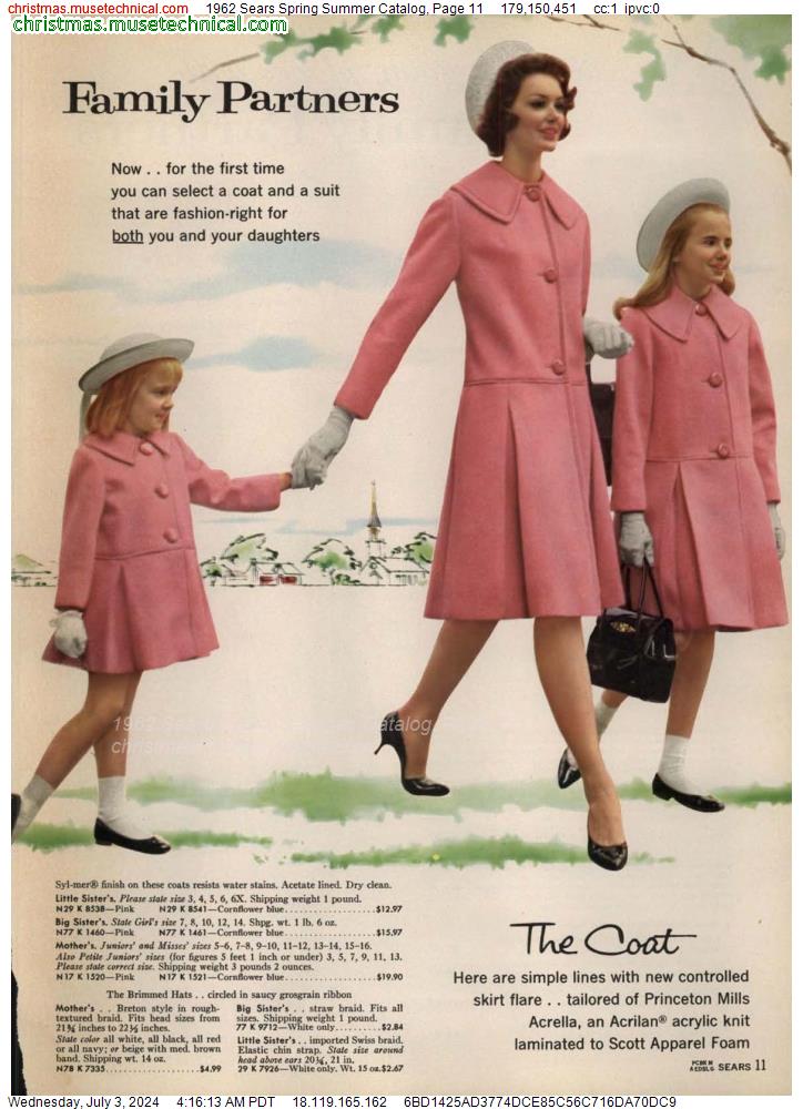 1962 Sears Spring Summer Catalog, Page 11