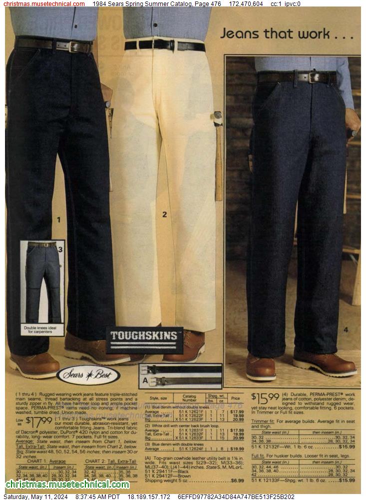 1984 Sears Spring Summer Catalog, Page 476