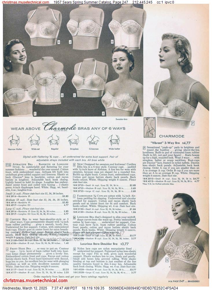 1957 Sears Spring Summer Catalog, Page 247