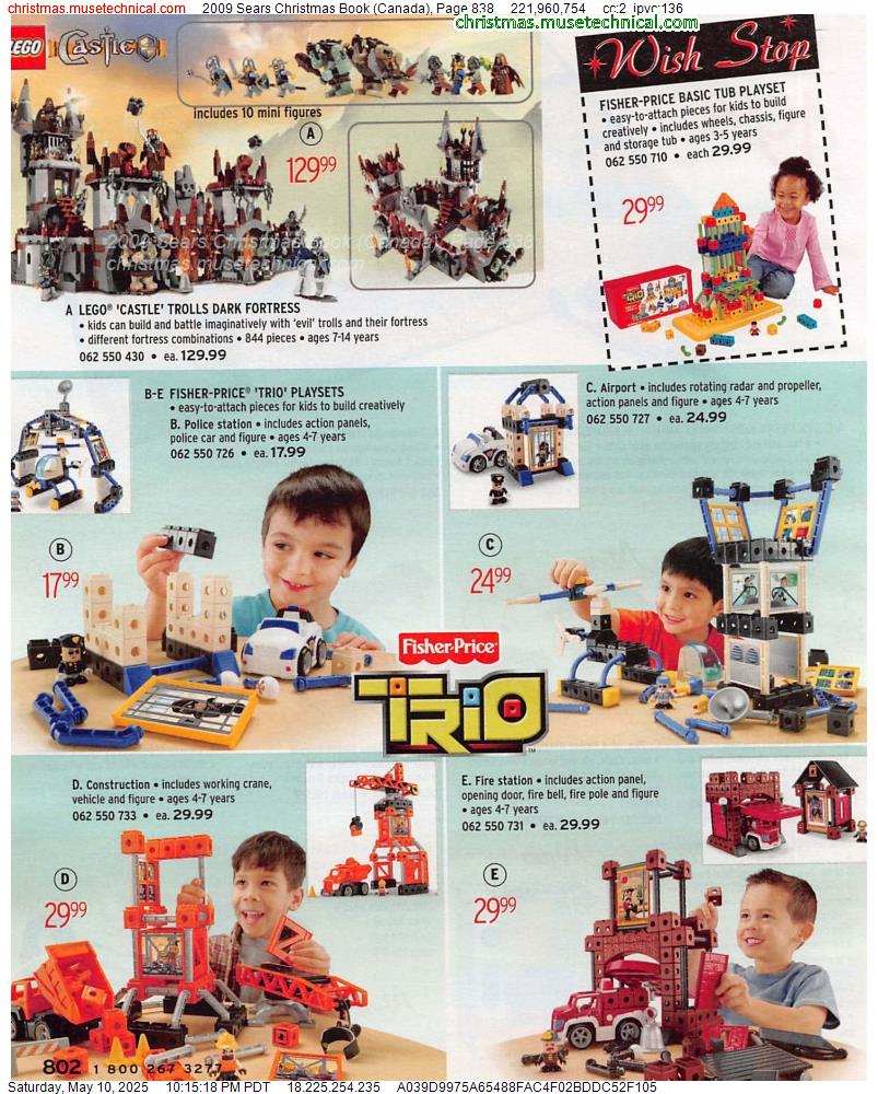 2009 Sears Christmas Book (Canada), Page 838