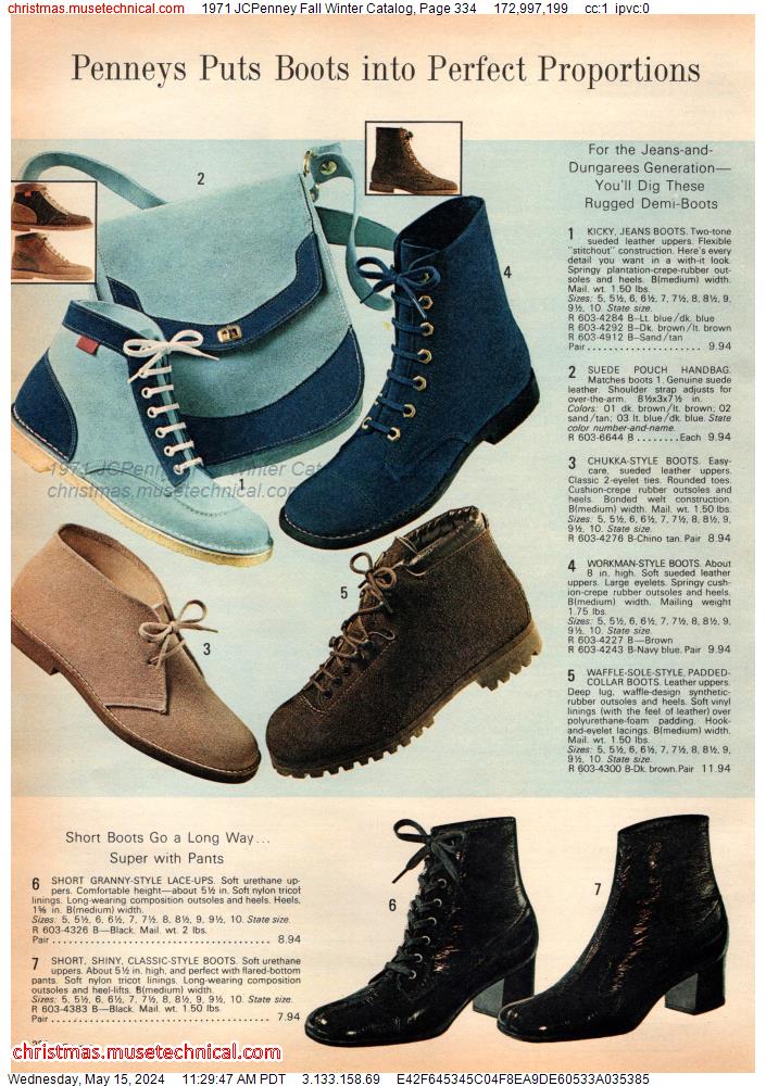 1971 JCPenney Fall Winter Catalog, Page 334