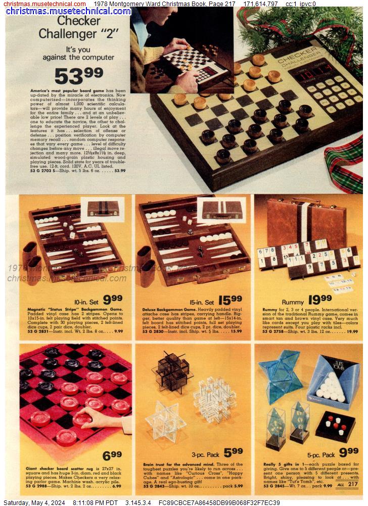 1978 Montgomery Ward Christmas Book, Page 217