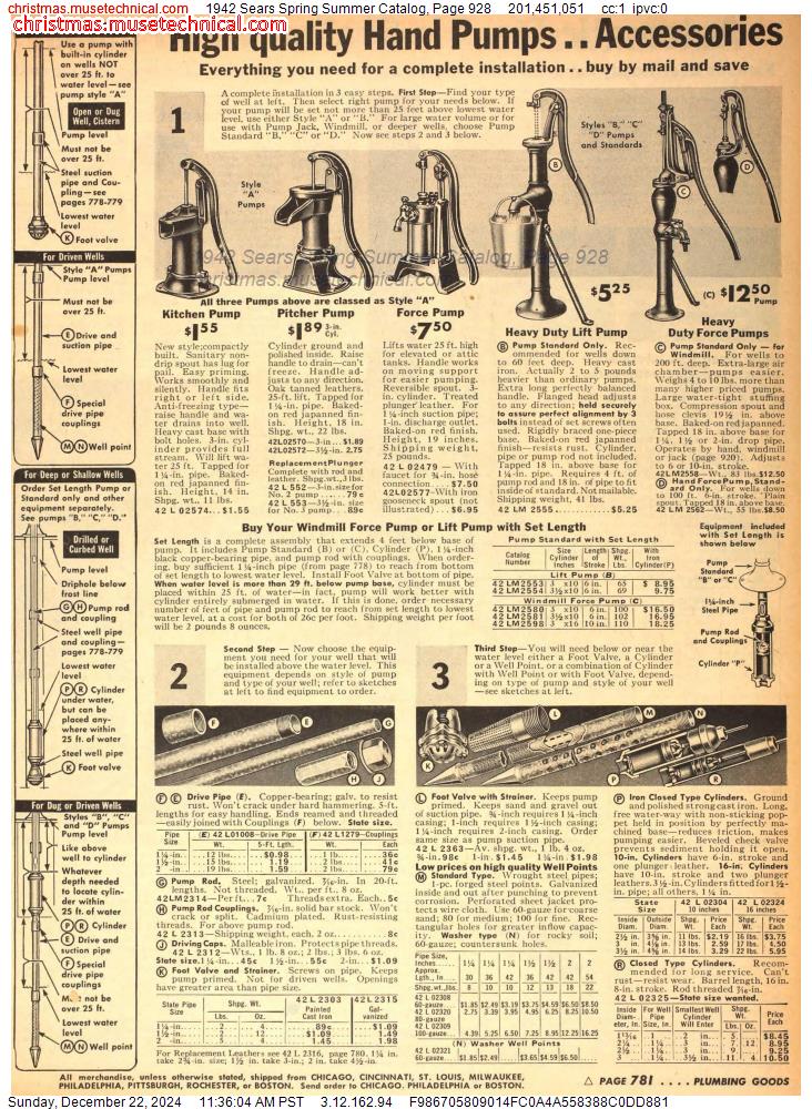 1942 Sears Spring Summer Catalog, Page 928