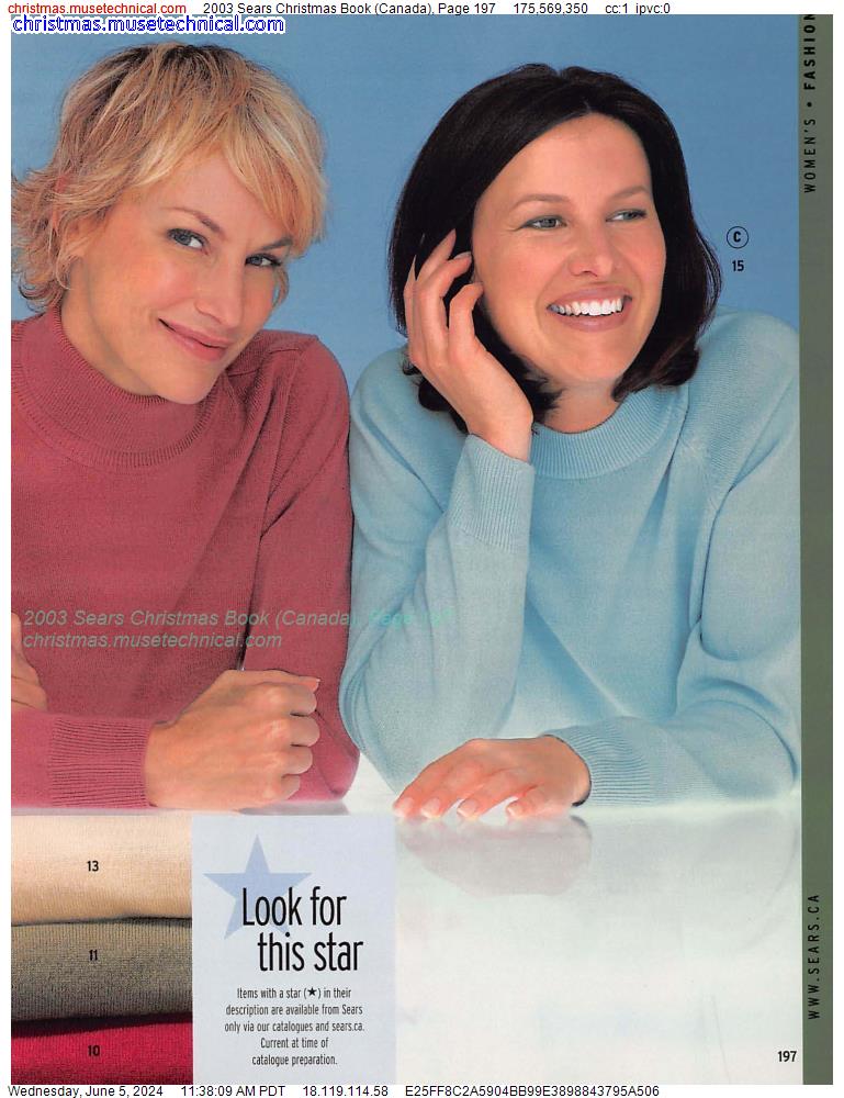 2003 Sears Christmas Book (Canada), Page 197