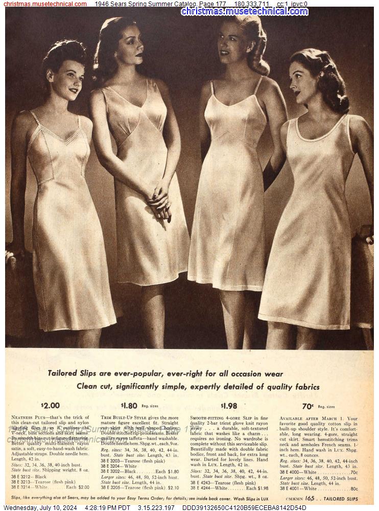 1946 Sears Spring Summer Catalog, Page 177
