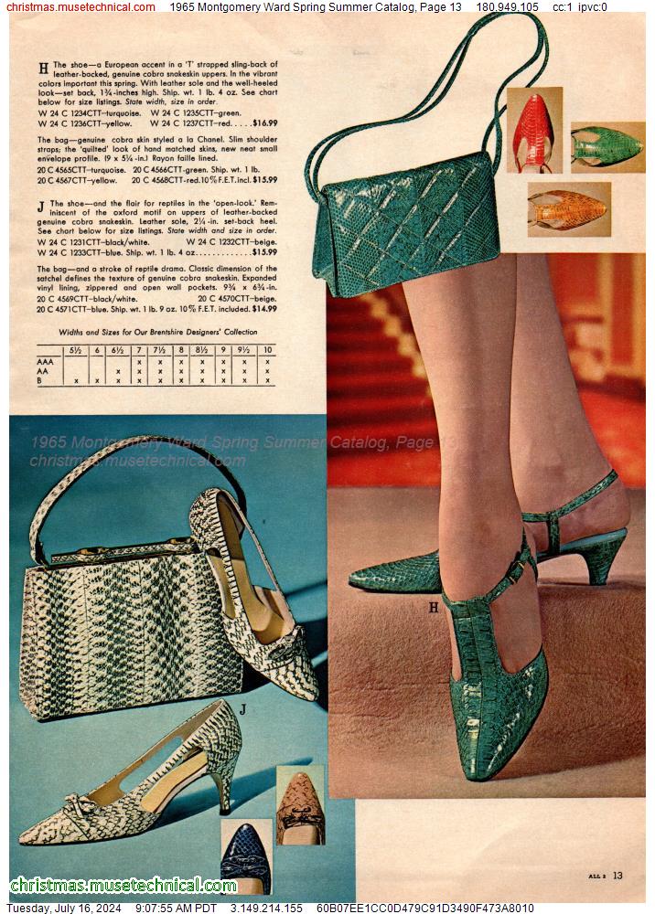 1965 Montgomery Ward Spring Summer Catalog, Page 13