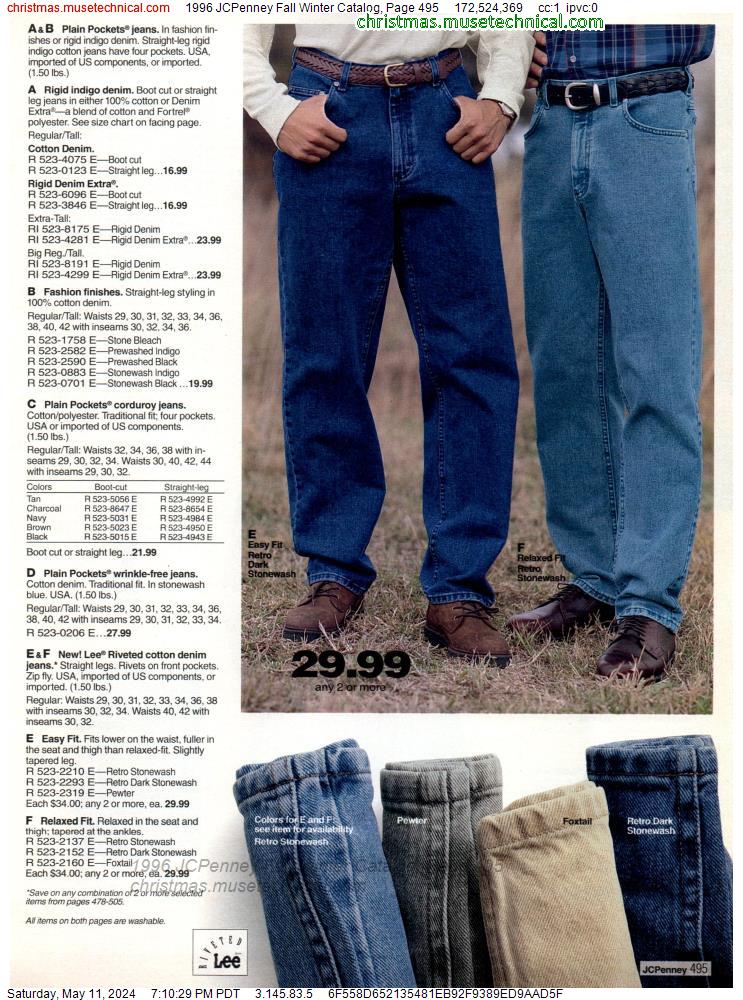 1996 JCPenney Fall Winter Catalog, Page 495