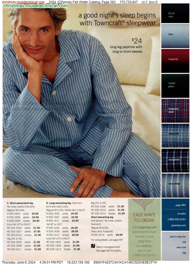 2004 JCPenney Fall Winter Catalog, Page 383