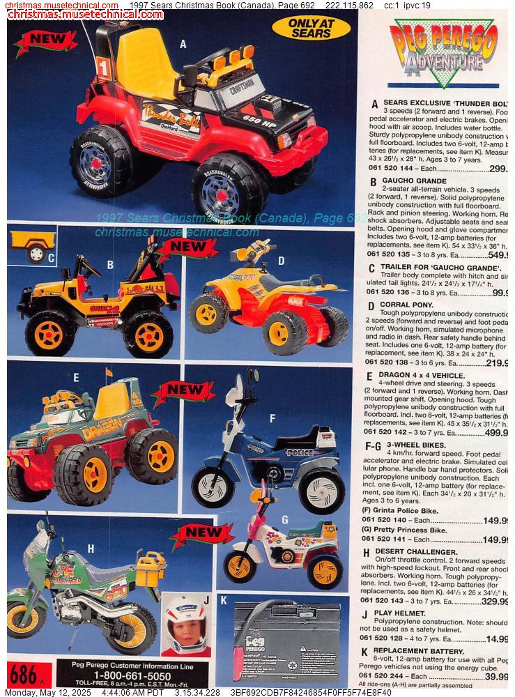 1997 Sears Christmas Book (Canada), Page 692