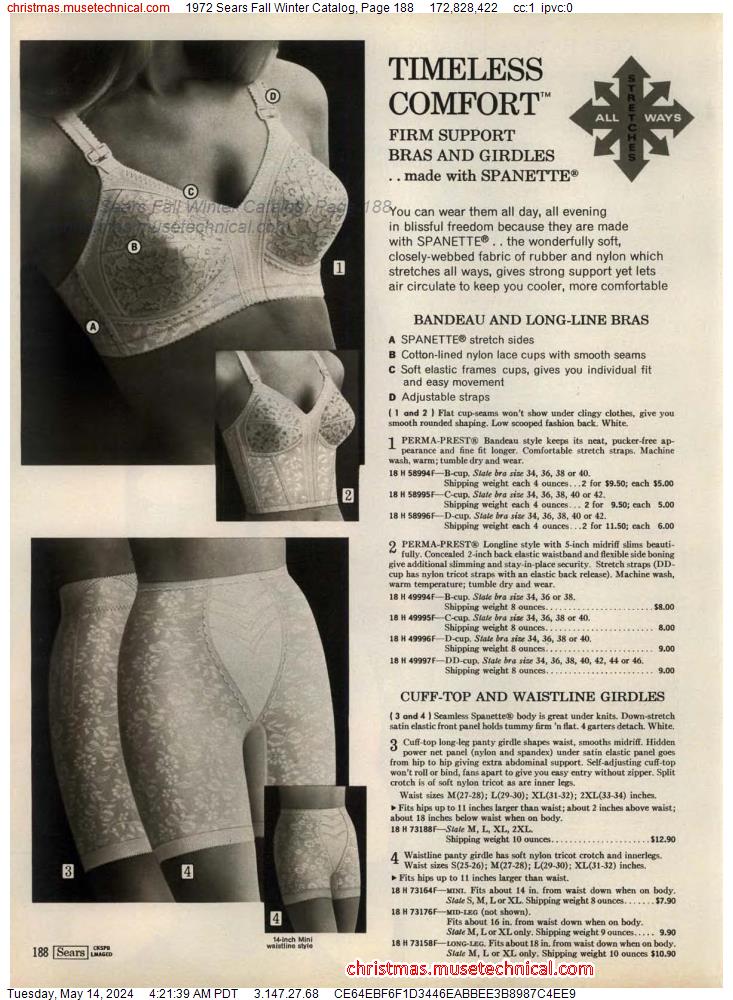 1972 Sears Fall Winter Catalog, Page 188