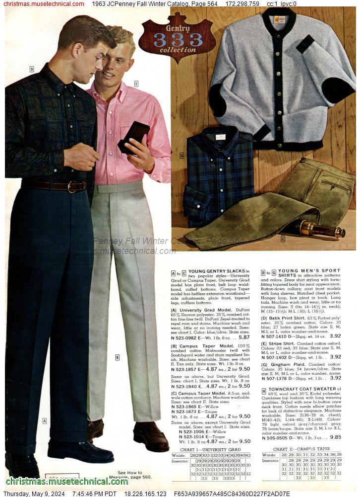1963 JCPenney Fall Winter Catalog, Page 564