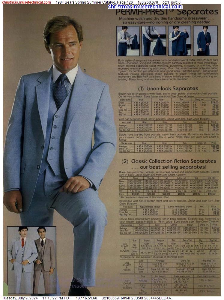 1984 Sears Spring Summer Catalog, Page 426