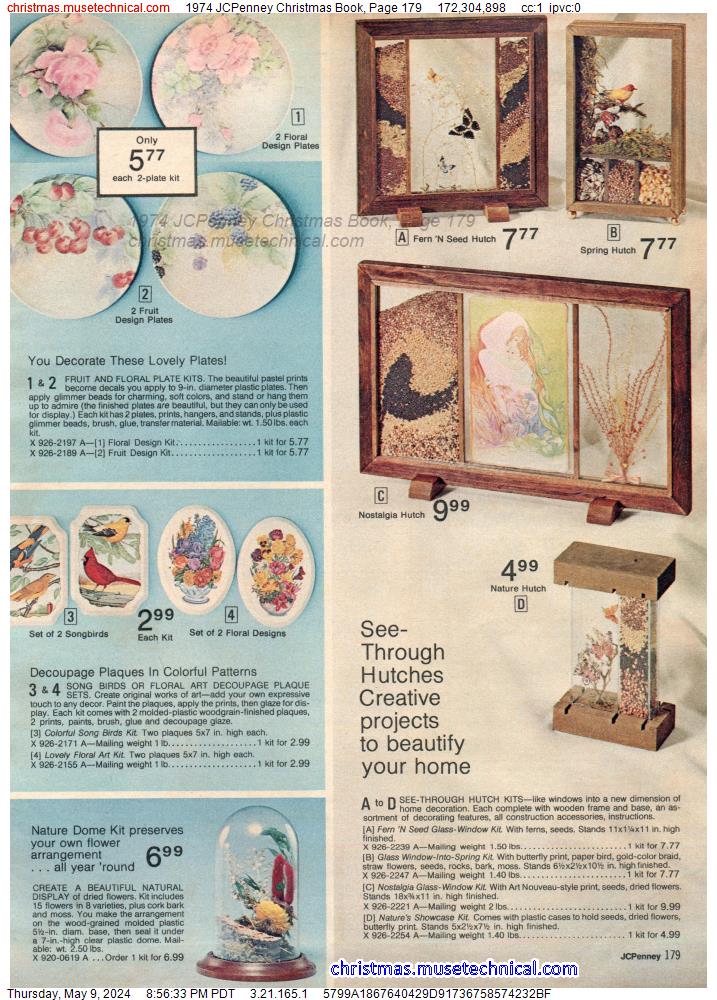 1974 JCPenney Christmas Book, Page 179