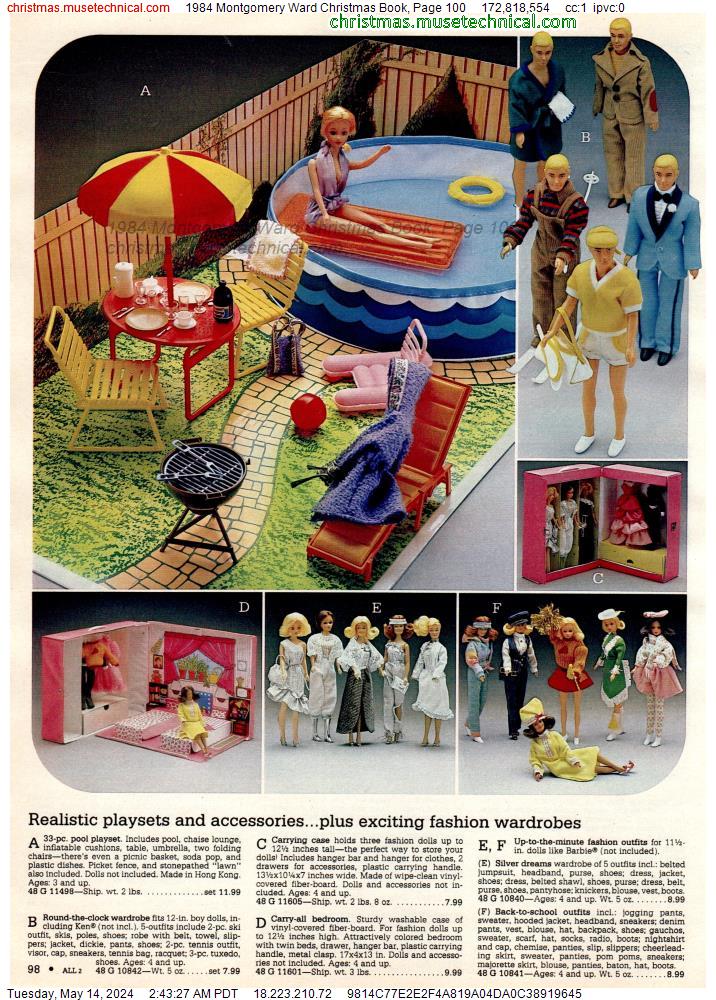 1984 Montgomery Ward Christmas Book, Page 100