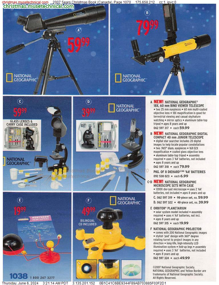 2007 Sears Christmas Book (Canada), Page 1070