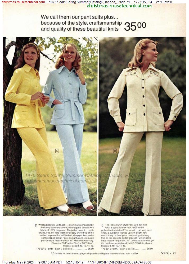 1975 Sears Spring Summer Catalog (Canada), Page 71